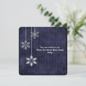 Invitation Winter Blues Party (Debout devant)