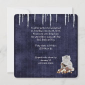 Invitation Winter Blues Party (Dos)