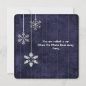 Invitation Winter Blues Party (Devant)