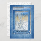 Invitation Winter Blues Party (Devant / Derrière)