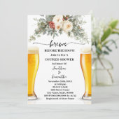 Invitation Winter Brews Before I do Couples Shower (Debout devant)