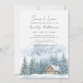 Invitation Winter Bridal Shower (Devant)