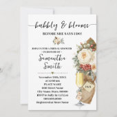 Invitation Winter Bubbly & Blooms Before I do Bridal Shower (Devant)
