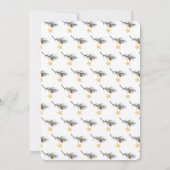 Invitation Winter Christmas Tree Tractor Bear Baby Shower (Dos)