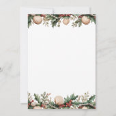 Invitation Winter Coastal Christmas Party (Dos)