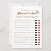 Invitation Winter Deer Forest Qui A Dit Qu'Il Baby shower Jeu (Devant)