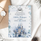 Invitation Winter Fairytale Castle Carrie Quince Anniversaire
