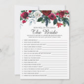 Invitation Winter Floral À Quel Point Connaissez-Vous Bien Le (Devant)