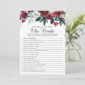 Invitation Winter Floral À Quel Point Connaissez-Vous Bien Le (Debout devant)