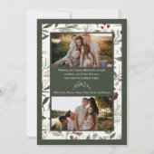 Invitation Winter Fresh Christmas Card (Dos)