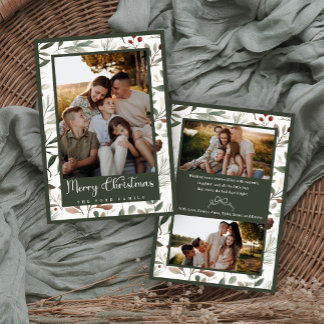 Invitation Winter Fresh Christmas Card