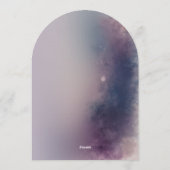 Invitation Winter Glow Birthday Flat Greeting Card (Dos)