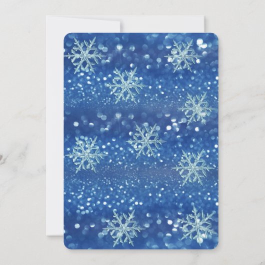 Invitation Winter merveilleuse entreprise Fête Invitat (Dos)