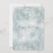 Invitation Winter merveilleux entreprise Fête de vacances Inv (Dos)