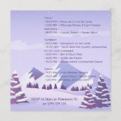 Invitation Winter Mountain Getaway Bachelorette Weekend (Dos)