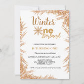 Invitation Winter Onderland Premier anniversaire (Devant)
