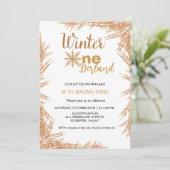 Invitation Winter Onderland Premier anniversaire (Debout devant)