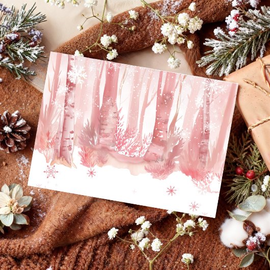 Invitation Winter Onederland 1st Birthday Thank You Cards