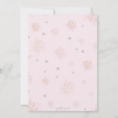 Invitation Winter Onederland Arctic Animals Snow 1st Birthday (Dos)