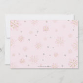 Invitation Winter Onederland Arctic Animals Snow 1st Birthday (Dos)