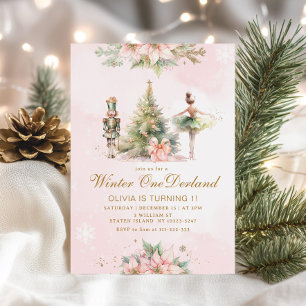 Invitation Winter Onederland le Casse-Noisette 1er anniversai
