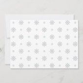 Invitation Winter Onederland Mint Boy 1er Anniversaire Photo (Dos)