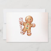 Invitation Winter Onederland Noël Cookie Anniversaire Photo (Dos)