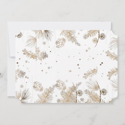 Invitation Winter Onederland Nutcracker Anniversaire fête 1èr (Dos)