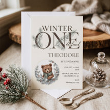 Winter ONEderland Ours des Bois Premier Anniversai