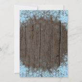 Invitation Winter Onederland Rustic Boy 1st Birthday (Dos)