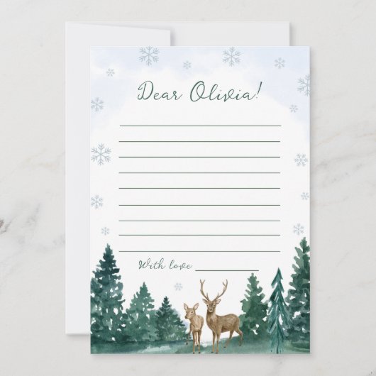 Invitation Winter ONEderland Time Capsule Card (Devant)