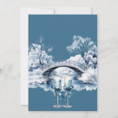 Invitation Winter Pont en bois Pond en bois Brunch & Bubbly (Dos)