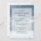 Invitation Winter Snow Forest Corporate Fête (Devant)