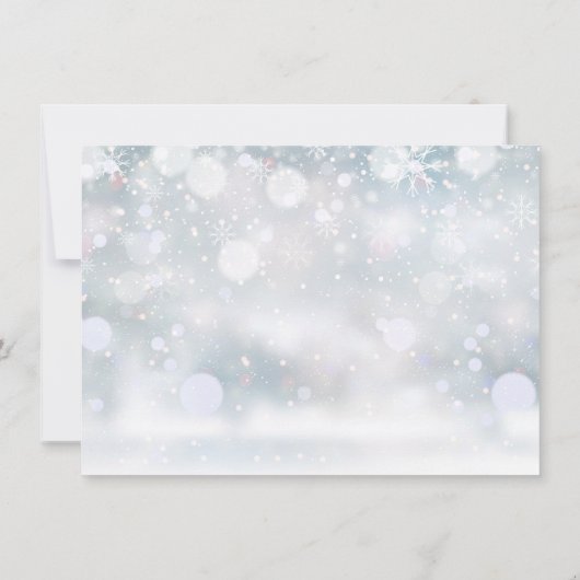 Invitation Winter Snowflakes Heart Script Details Information (Dos)