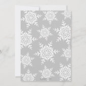 Invitation Winter Snowflakes Snow in Love Bridal Shower (Dos)