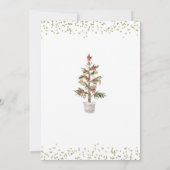Invitation Winter Tree Bow Elle Attache La Douche Mariale Kno (Dos)