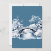 Invitation Winter Water Stream Bridge Bachelorette Party (Dos)