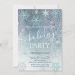 Invitation Winter Wawland snowflakes compagnie<br><div class="desc">L'hiver merveilleux flocons de neige invitation de vacances.</div>