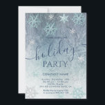 Invitation Winter Wawland snowflakes compagnie<br><div class="desc">L'hiver merveilleux flocons de neige invitation de vacances.</div>