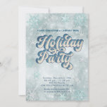 Invitation Winter Wawland snowflakes compagnie<br><div class="desc">L'hiver merveilleux flocons de neige invitation de vacances.</div>