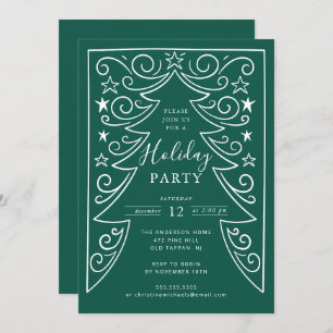 Invitation Winter Whimsy Fête de vacances