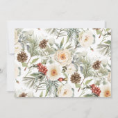 Invitation Winter White Flowers Couples Shower (Dos)