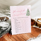 Invitation Winter Who Can Finish's Phrase Baby shower de mama