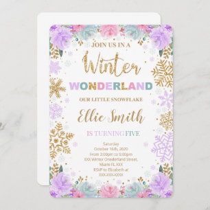 Invitation Winter Wonderland