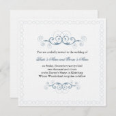 Invitation Winter Wonderland (Devant / Derrière)