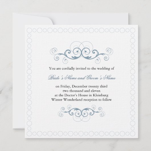 Invitation Winter Wonderland (Devant)