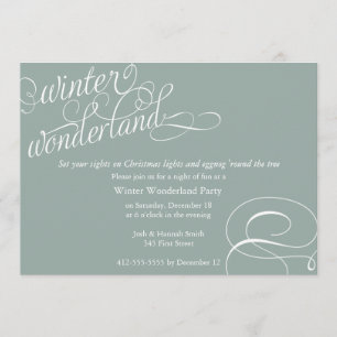 Invitation Winter Wonderland
