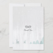 Invitation Winter Wonderland Bird Reindeer Bachelorette Party (Dos)