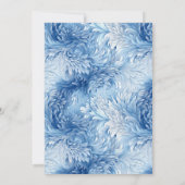 Invitation Winter Wonderland Blue Snowflakes Baby shower (Dos)