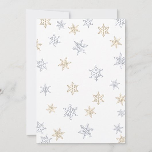 Invitation Winter Wonderland Boy premier anniversaire (Dos)